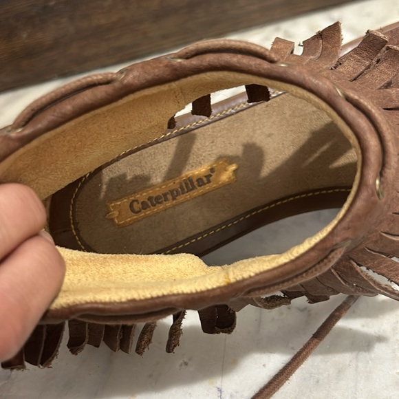 Caterpillar Fringed Flat sandals - Picture 6 of 8
